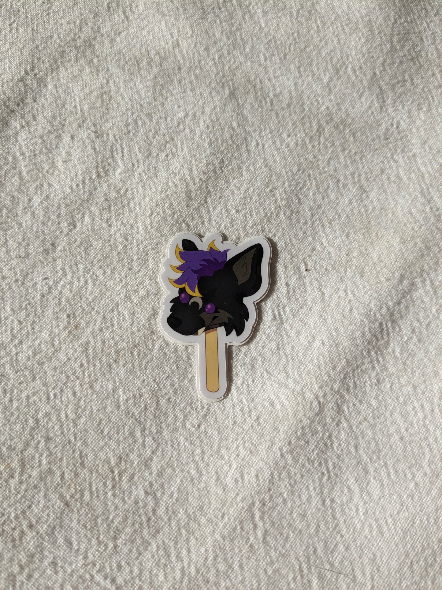Melting Wolf Popsicle | Sticker