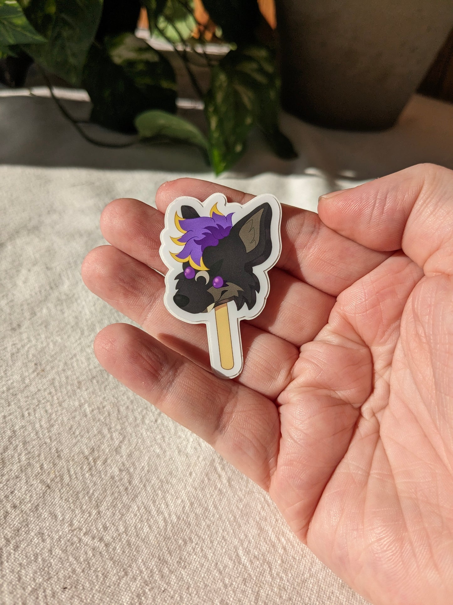 Melting Wolf Popsicle | Sticker