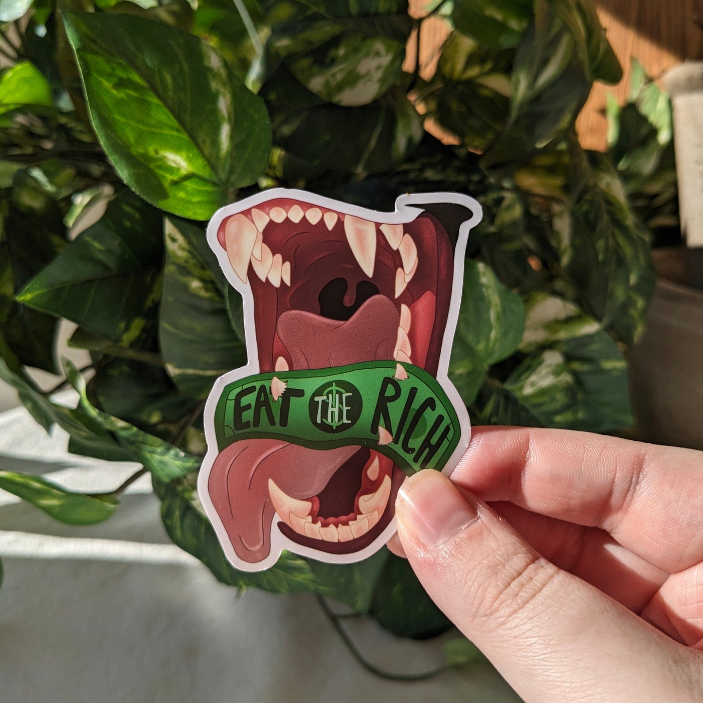 Eat The Rich Maw | Sticker