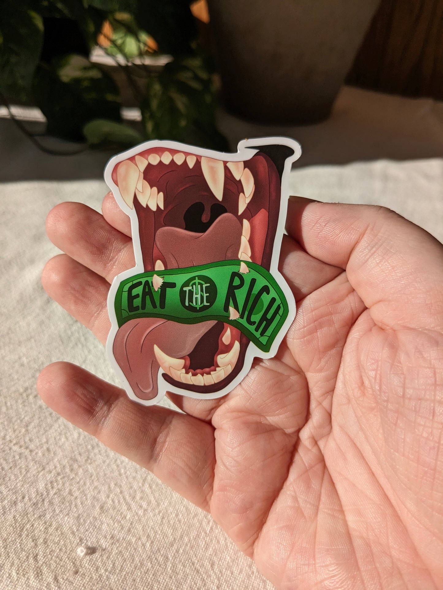 Eat The Rich Maw | Sticker