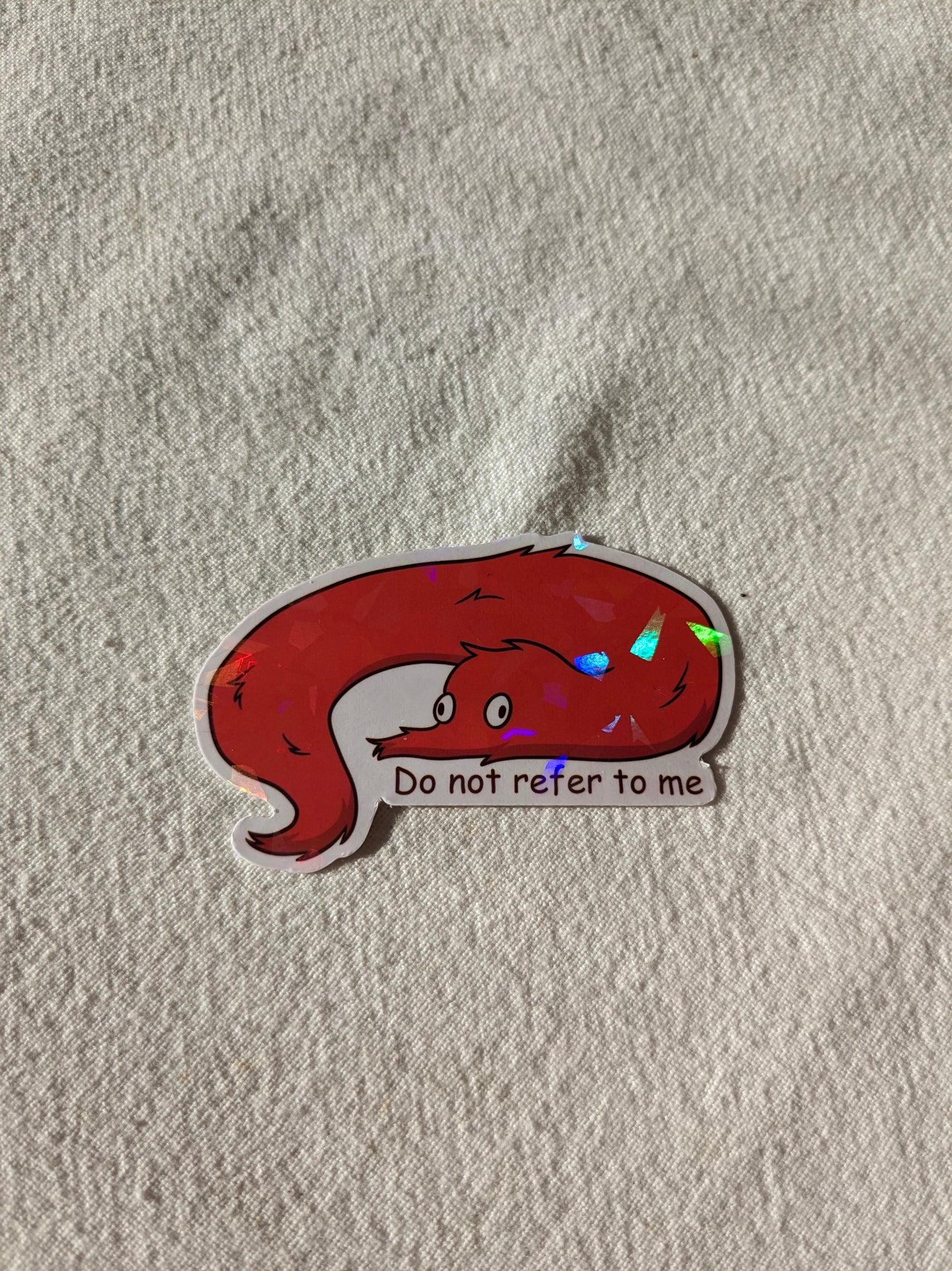 Chaotic Worm On A String Sticker