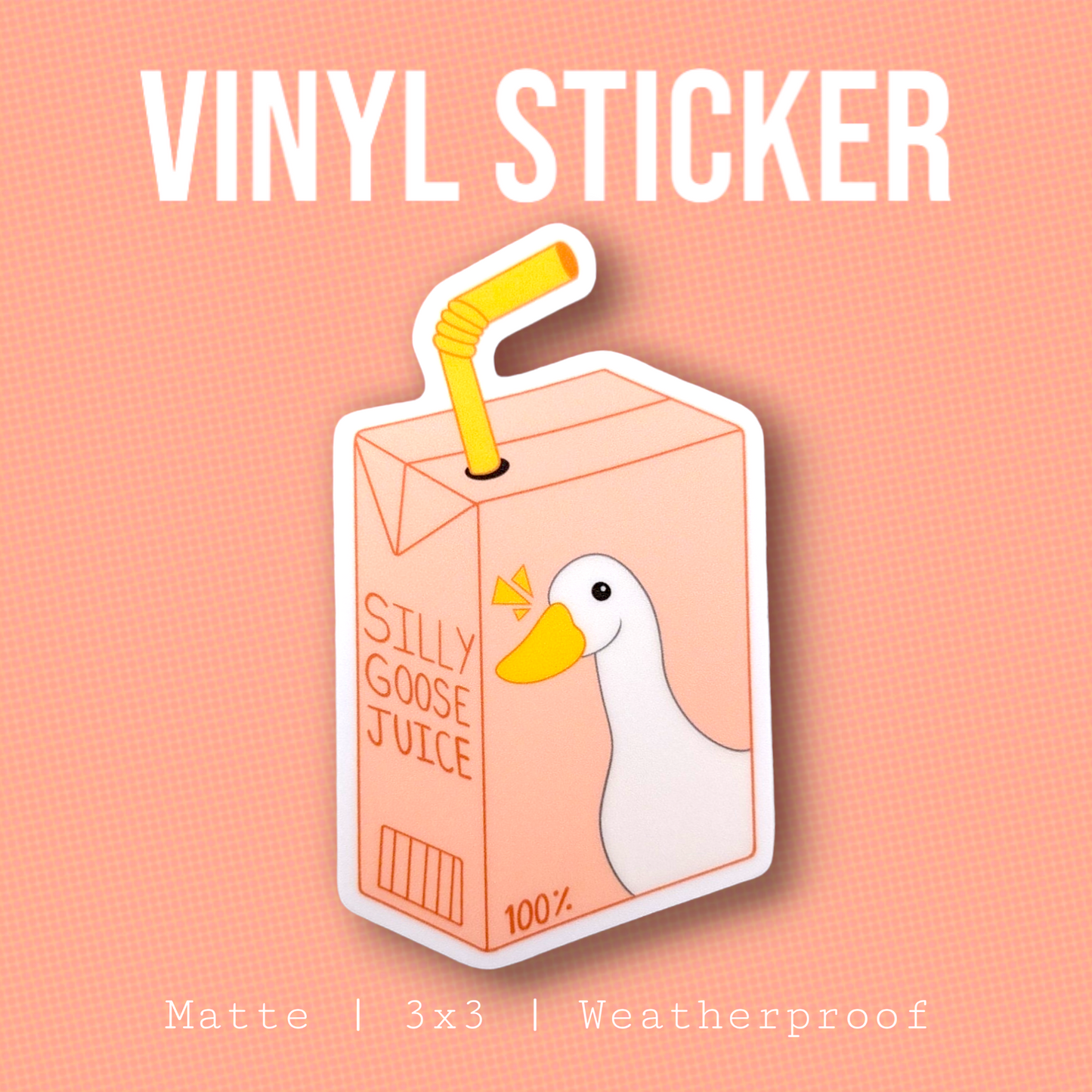 Silly Goose Juice | Sticker