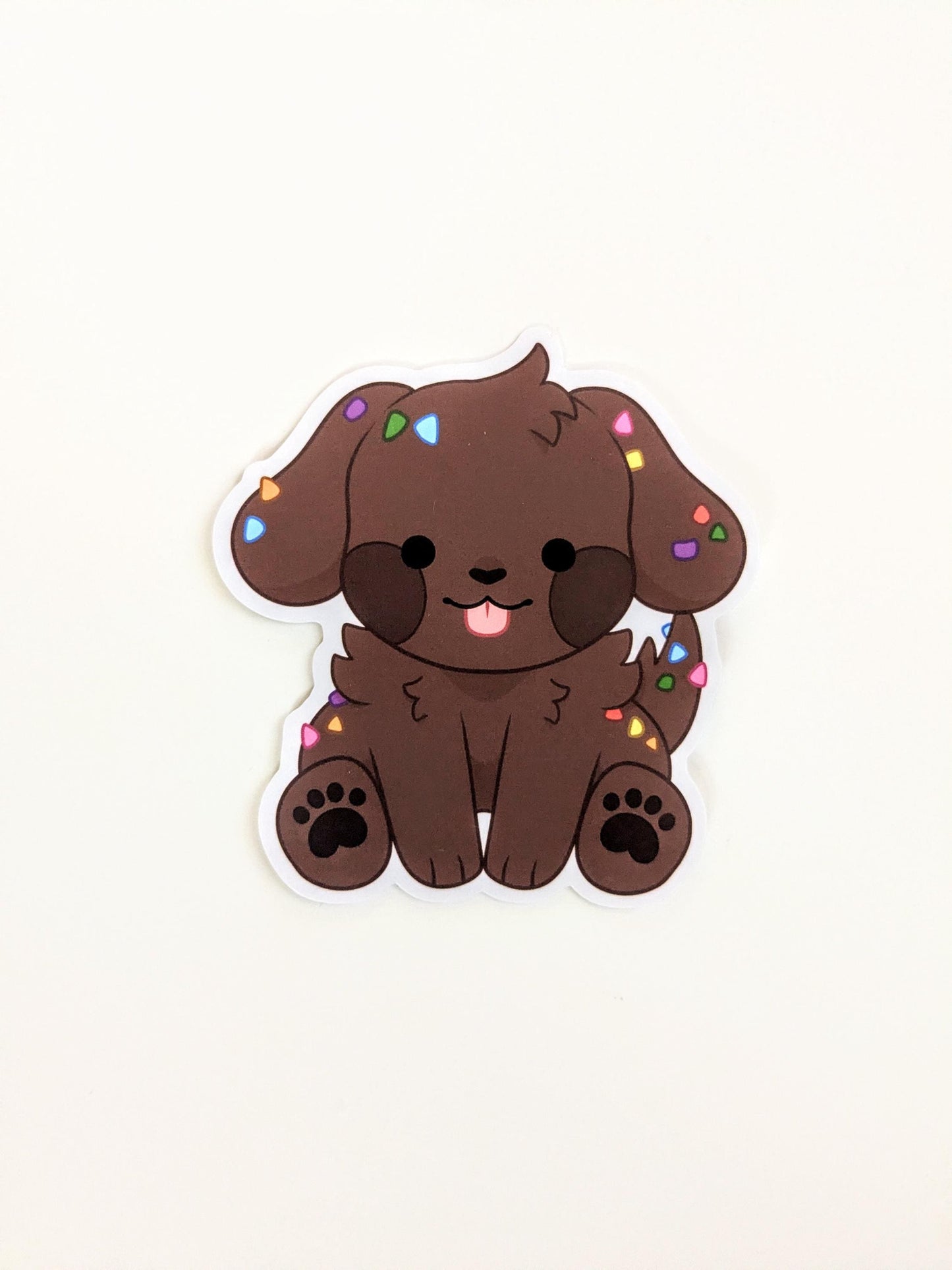 Cosmic Puppy Cute Vinyl Sticker 3 Inches