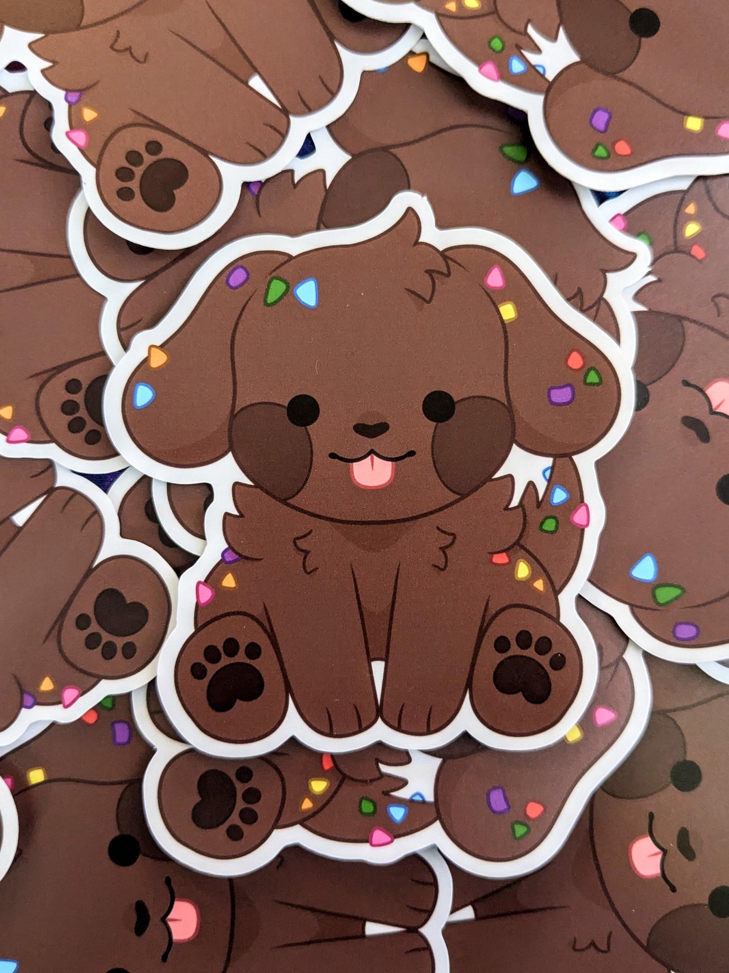 Cosmic Puppy Cute Vinyl Sticker 3 Inches