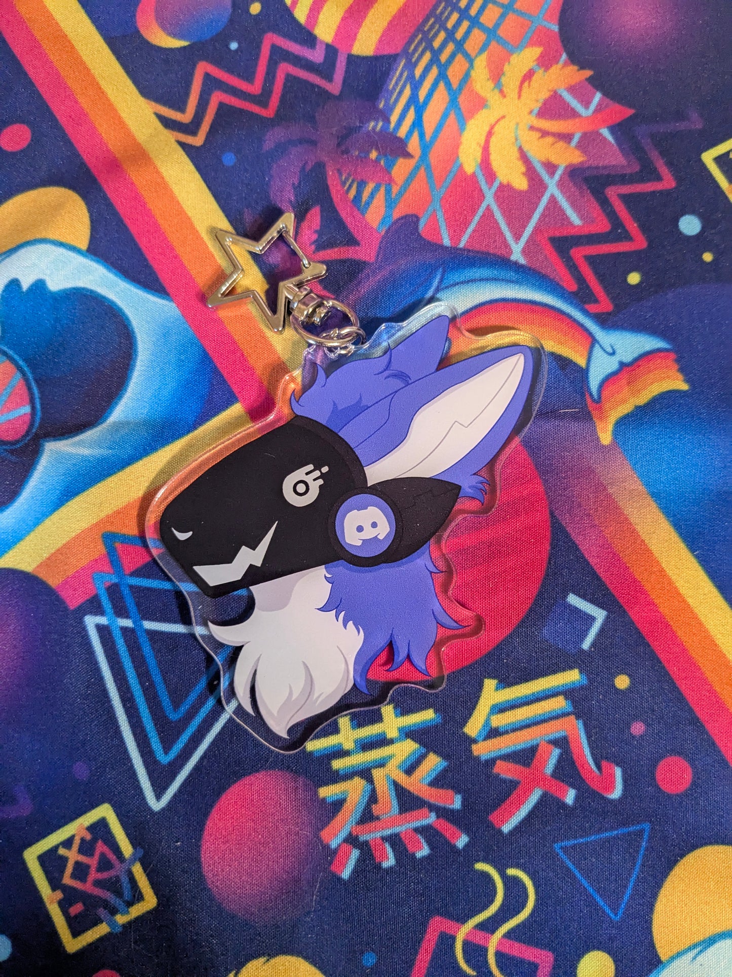 Discord Protogen | 3 inch Acrylic Charm