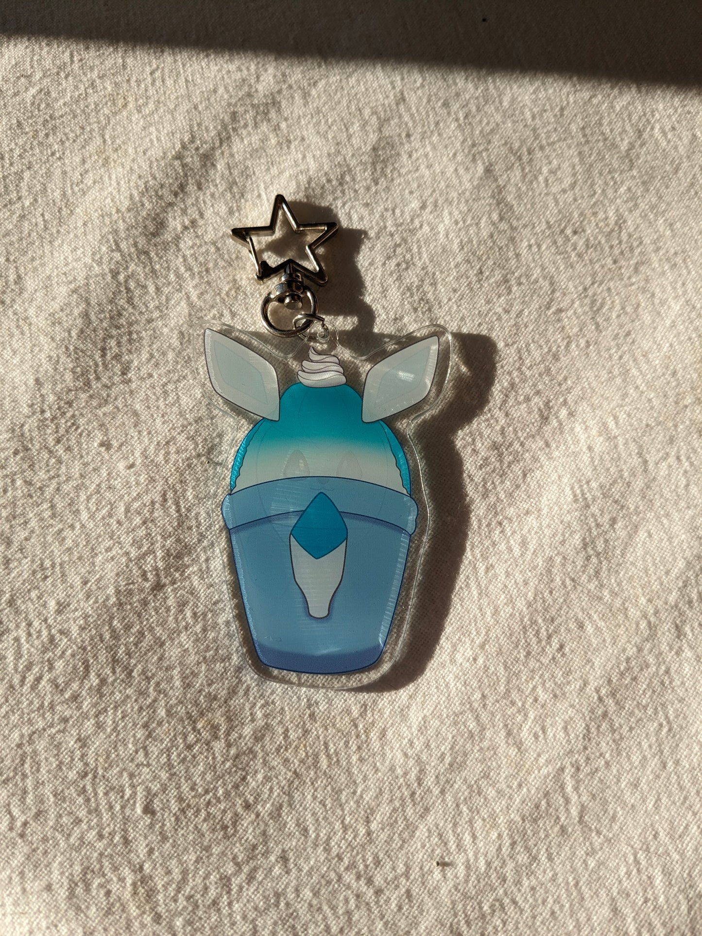Glaceon Shaved Ice Dessert | Acrylic Charm