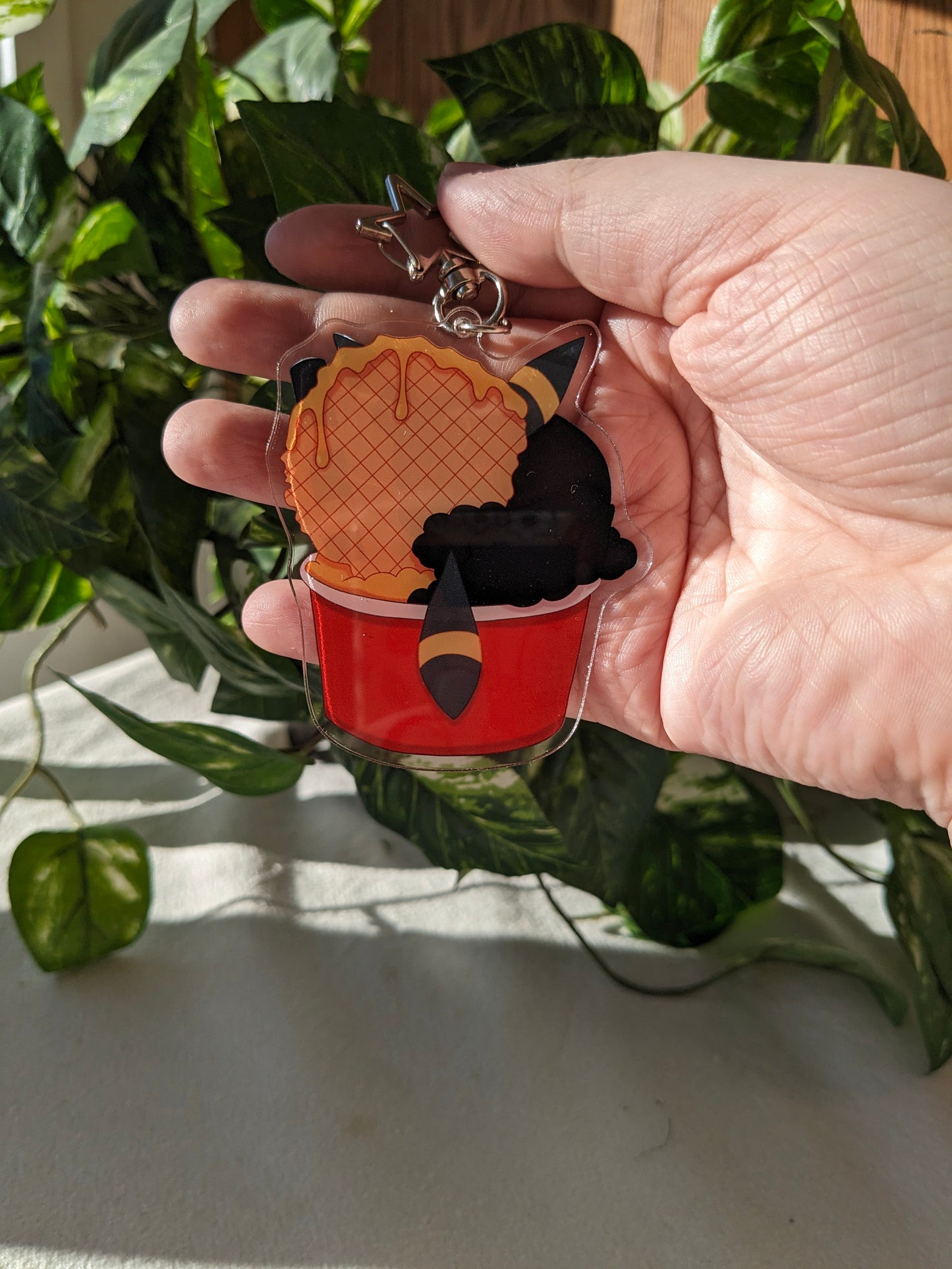 Umbreon Icecream Dessert | Acrylic Charm