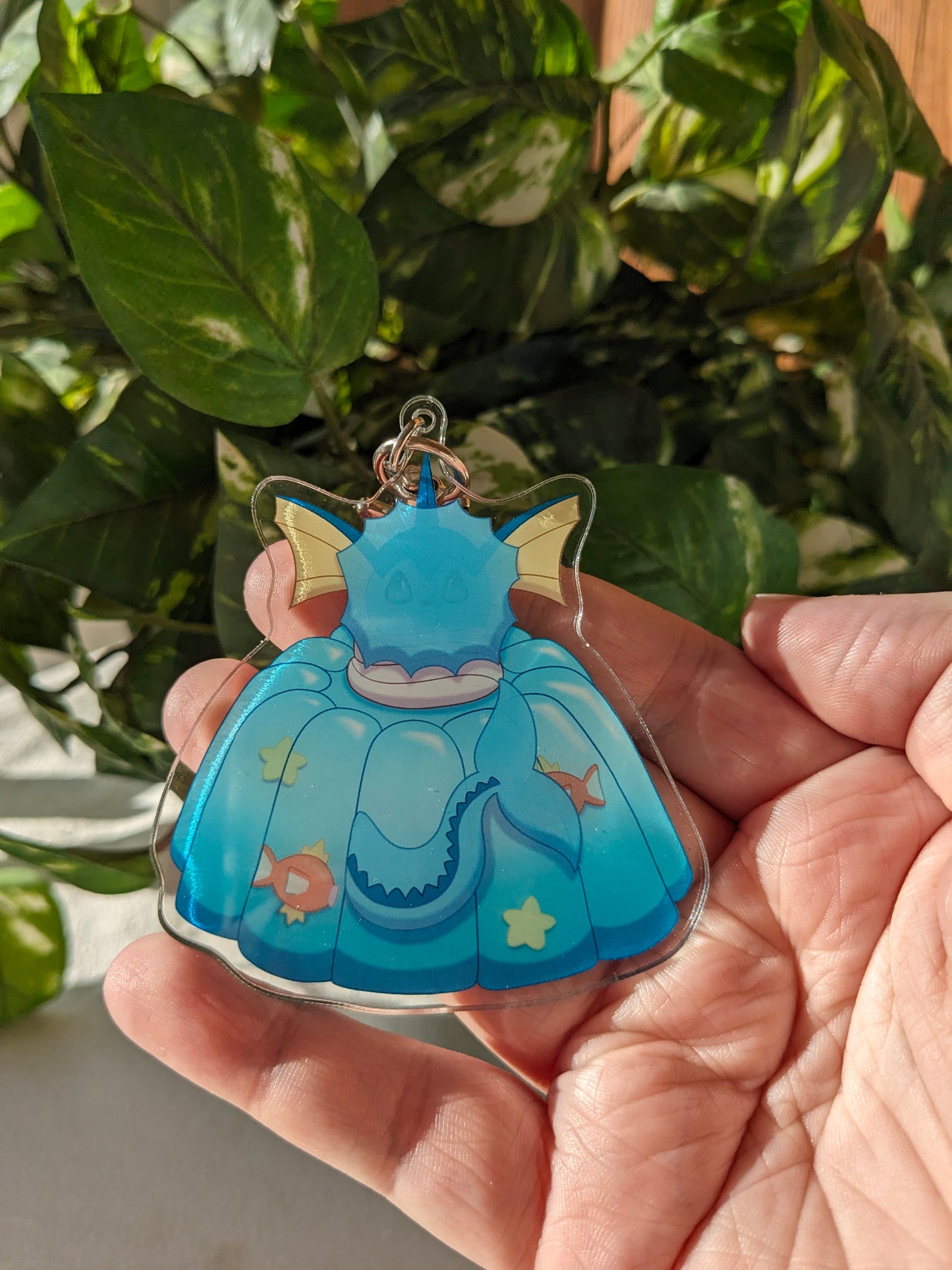 Vaporeon Jello Dessert | Acrylic Charm