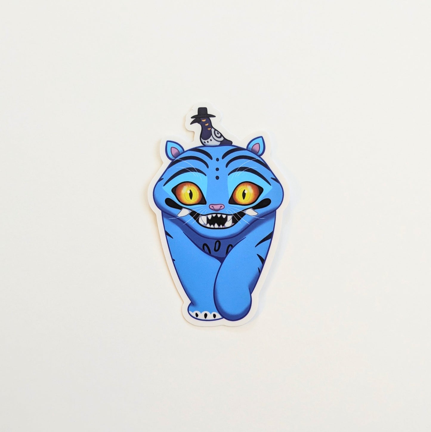Derpy The Tiger & Sussy KPop Demon Hunters 3 inch Vinyl Sticker