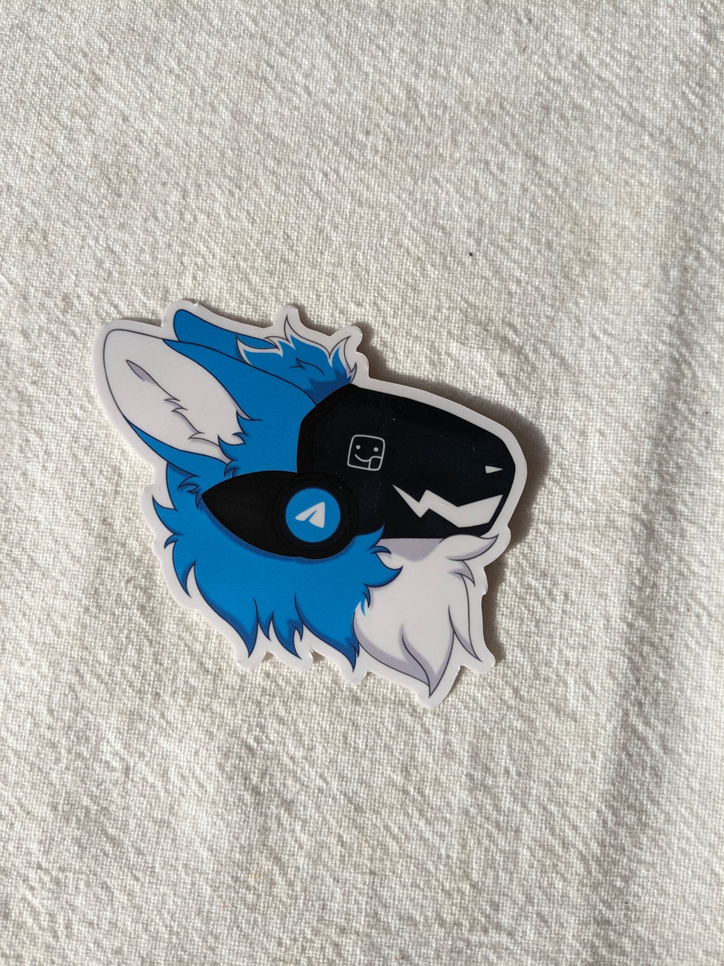 Telegram Protogen Sticker | 3 Inch
