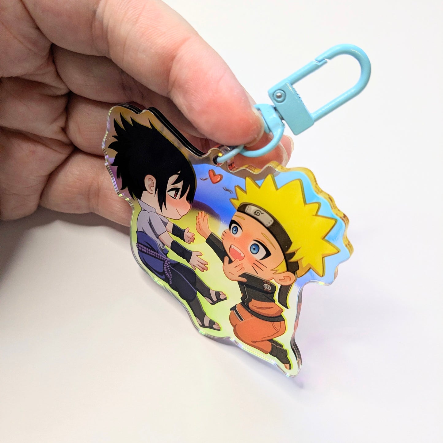 NaruSasu Chibi 3 Inch Acrylic Charm