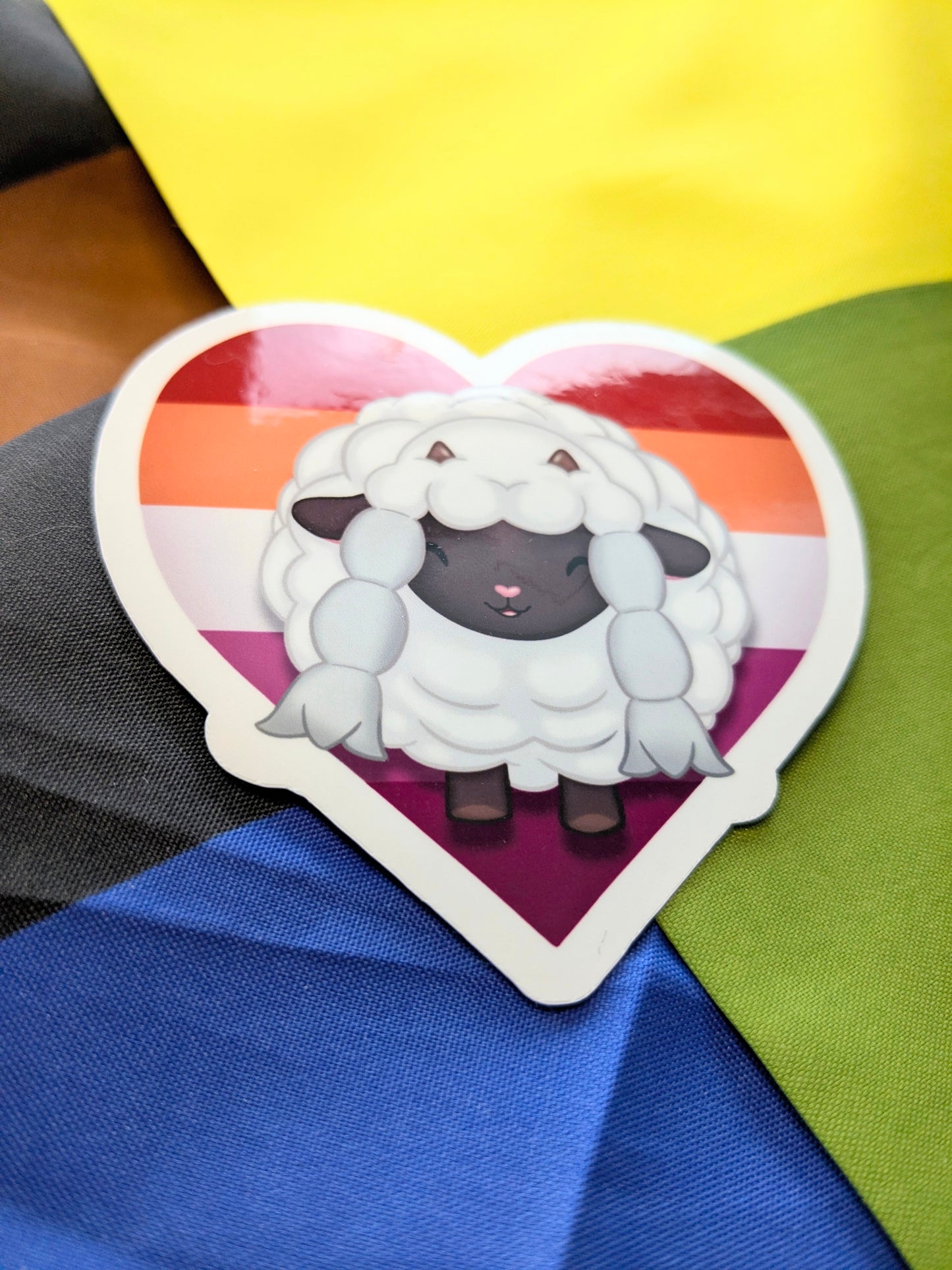 WLW Wooloo 3 Inch Vinyl Lesbian Sticker
