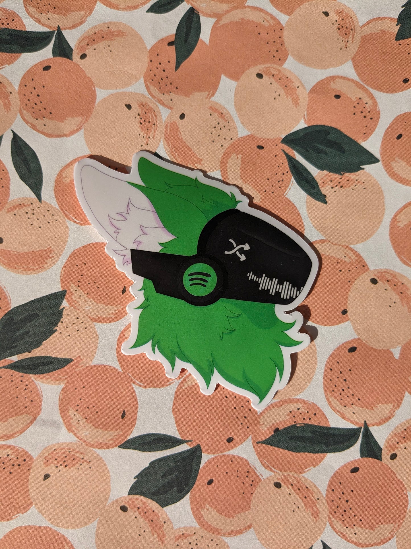 Music App Protogen Sticker | 3 Inch