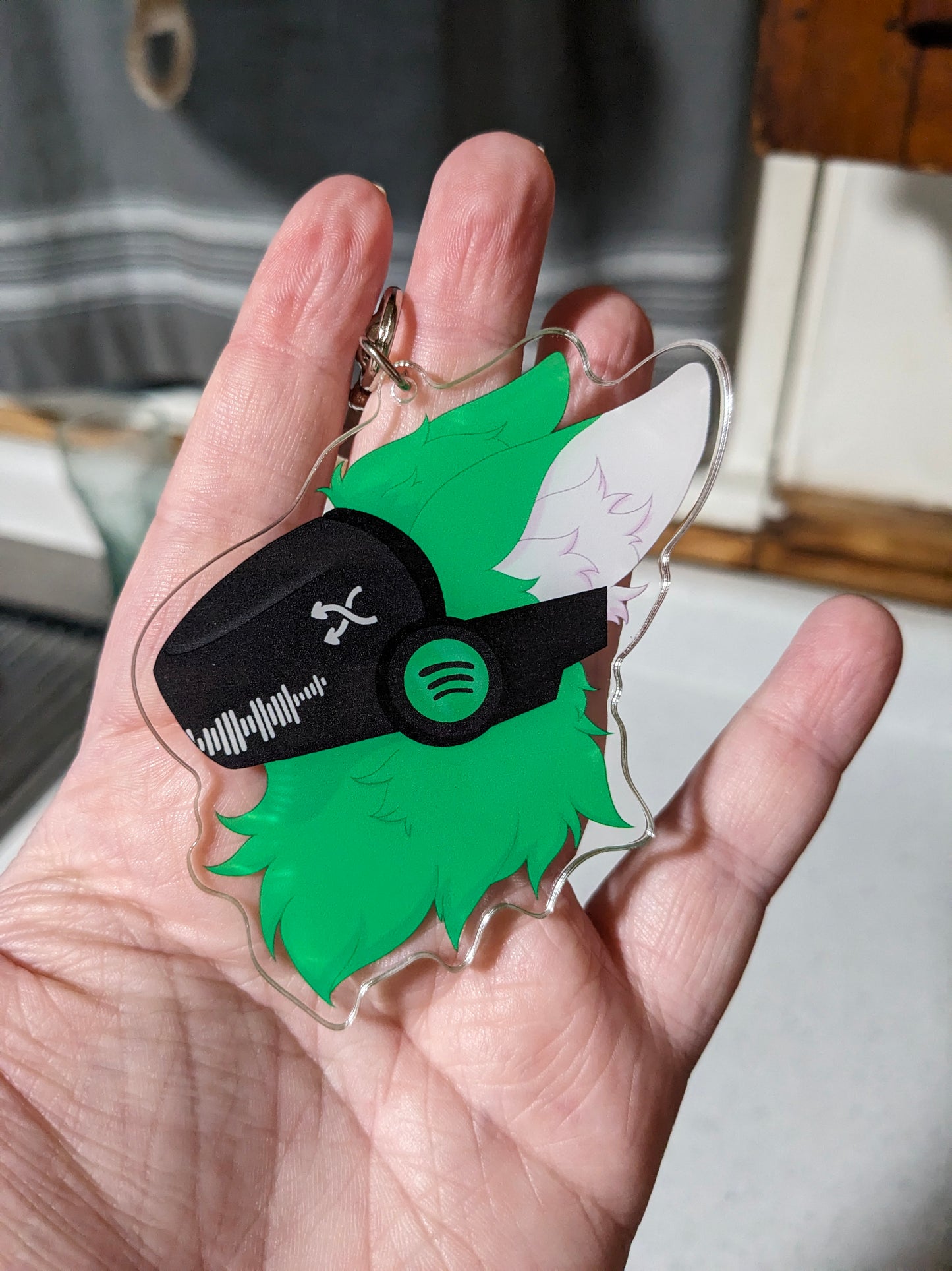Music App Protogen | Acrylic Charm