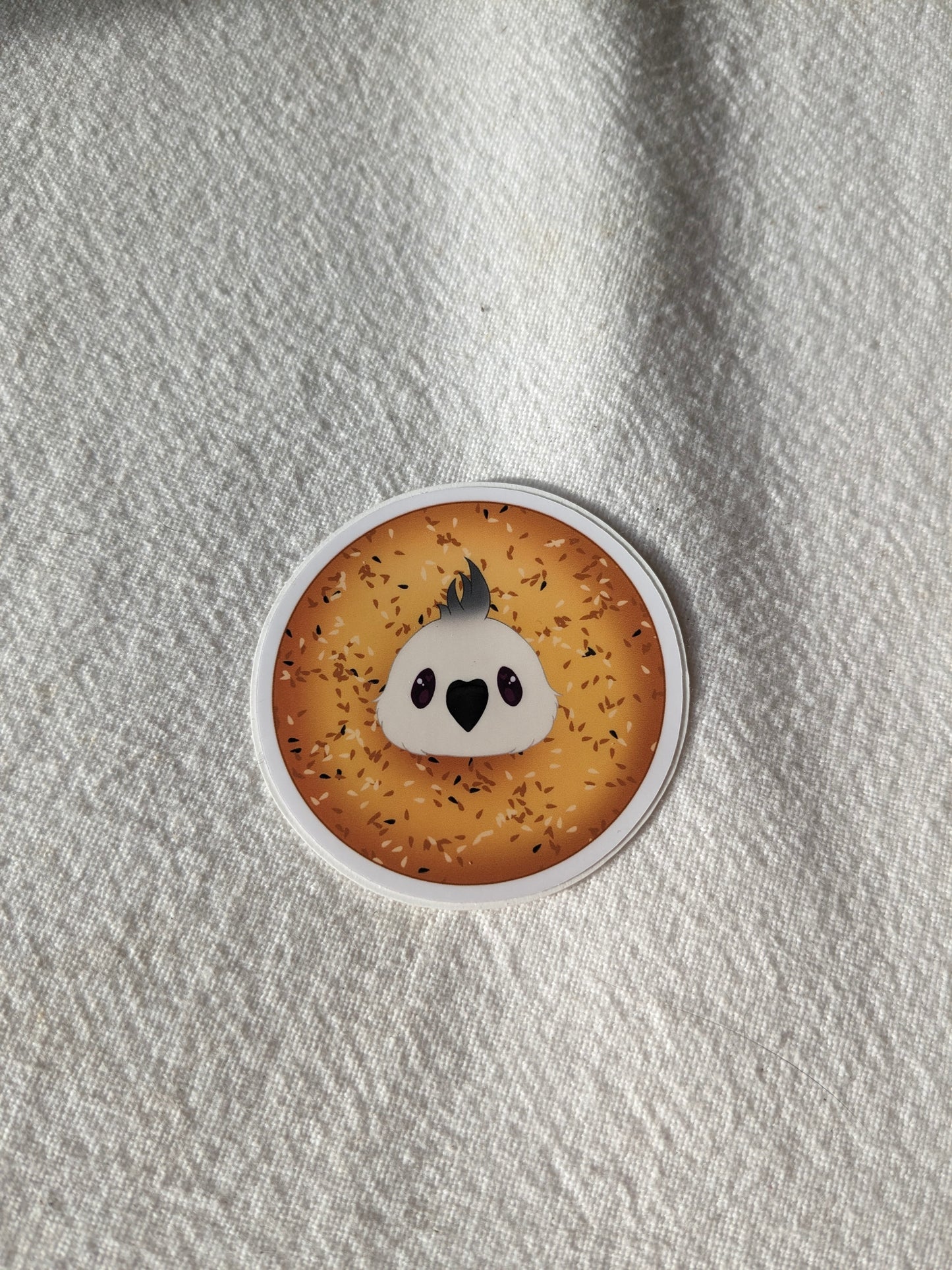 Bagel the Cockatiel Sticker
