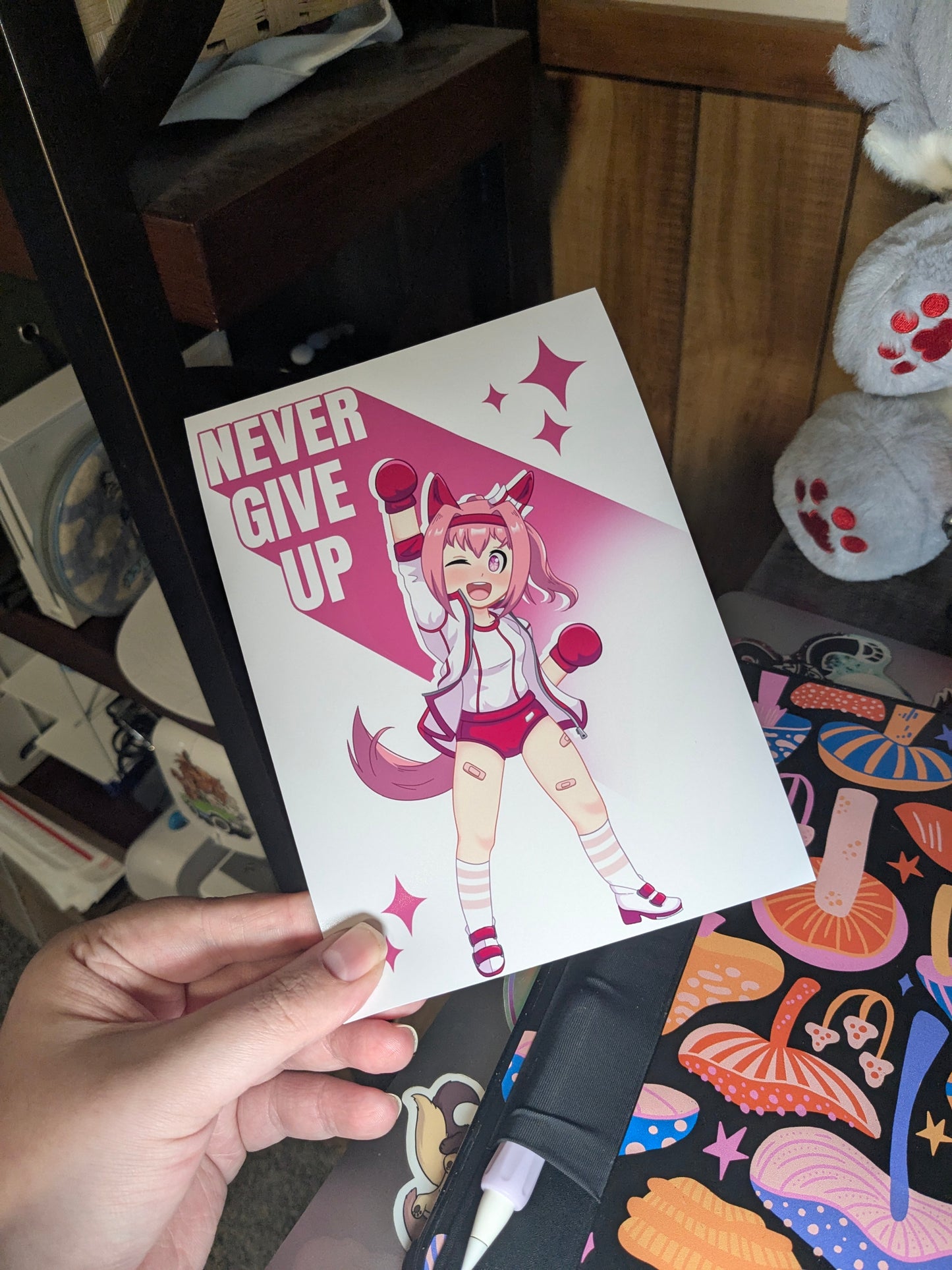 Uma Musume Haru Urara Never Give Up - 5x7 Art Print