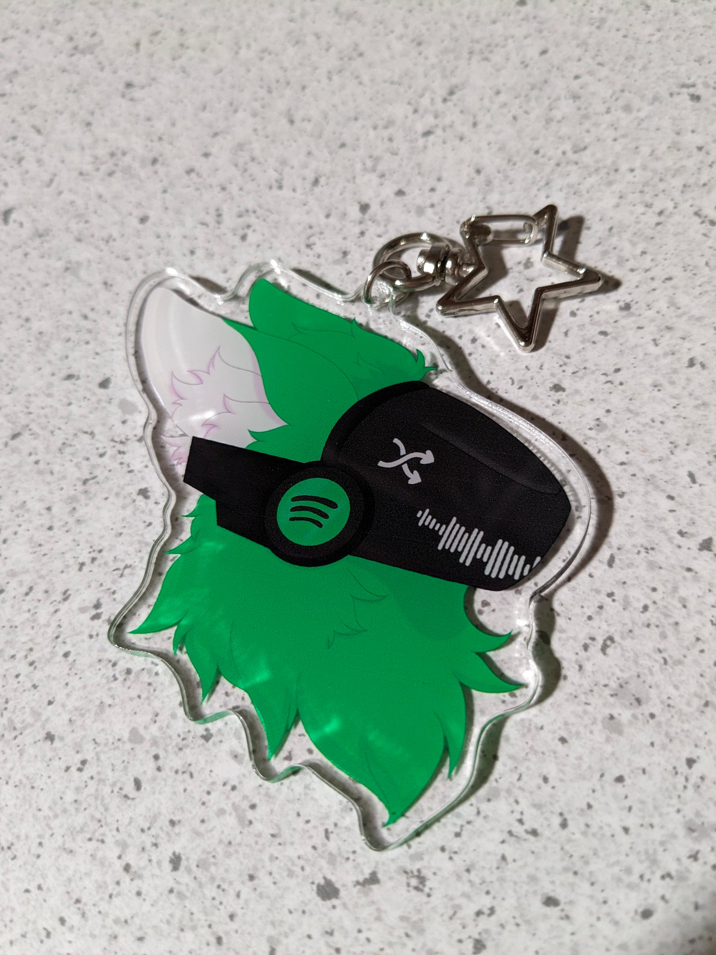 Music App Protogen | Acrylic Charm