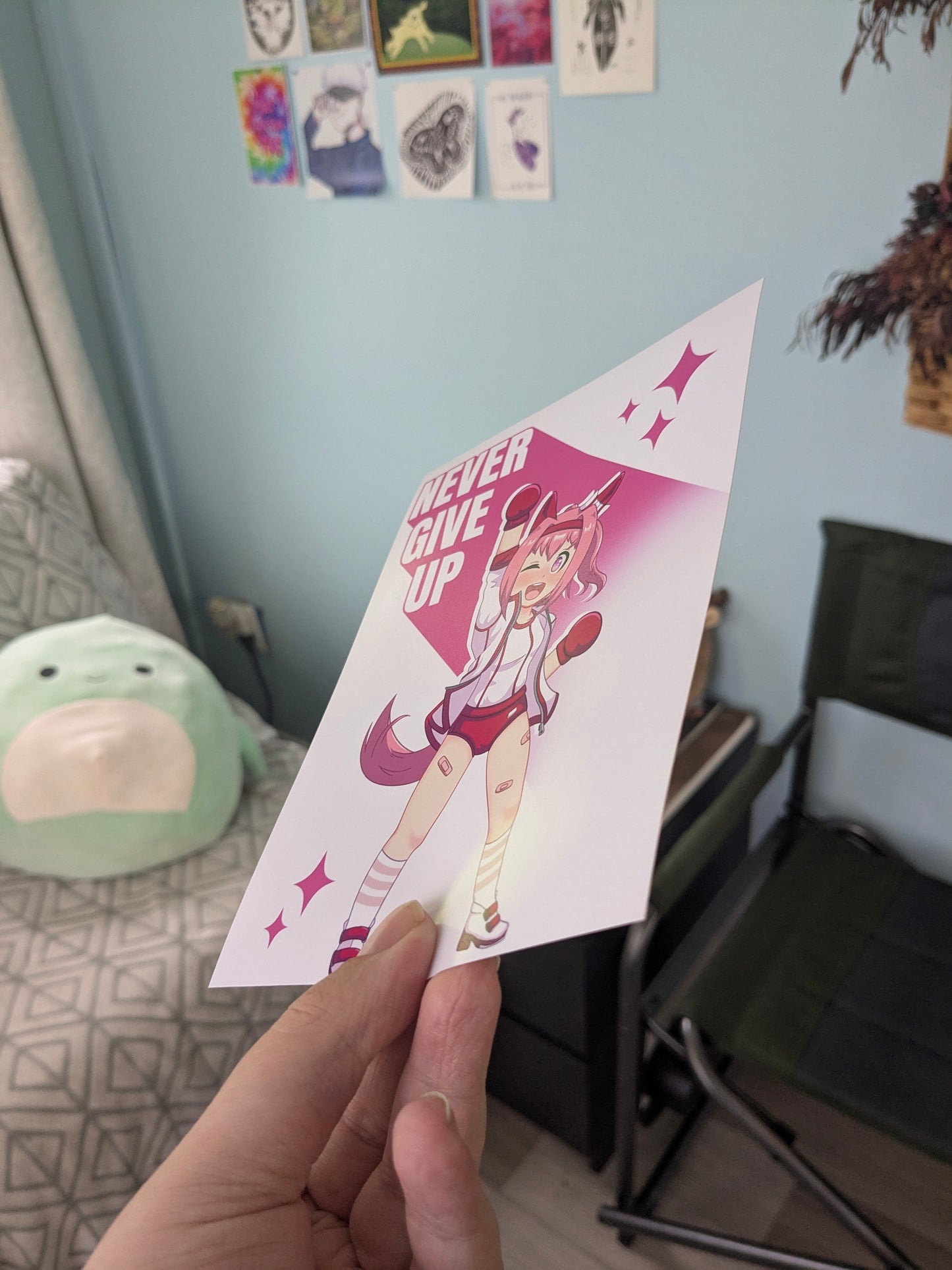 Uma Musume Haru Urara Never Give Up - 5x7 Art Print