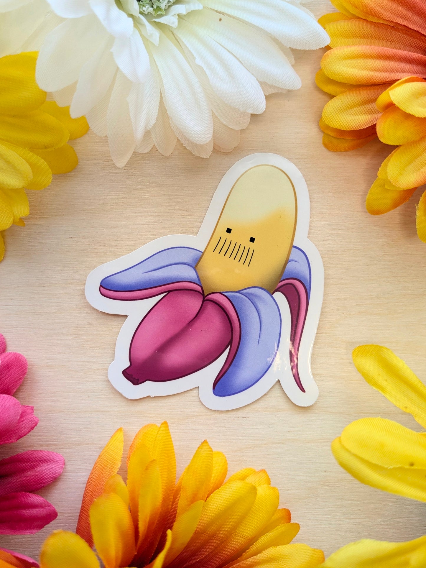 Peeled Jax Banana Vinyl Sticker