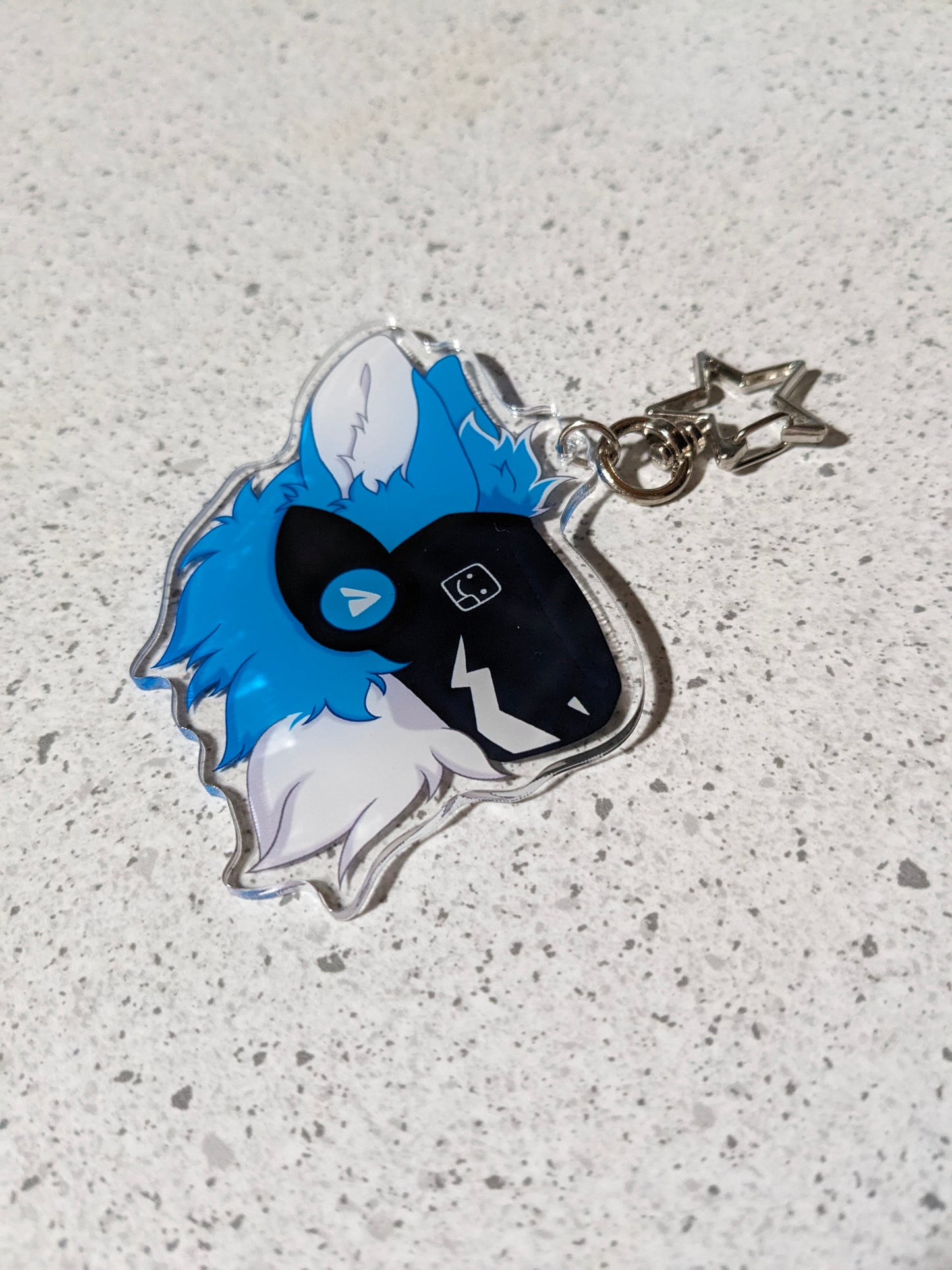 Blue Protogen | Acrylic Charm