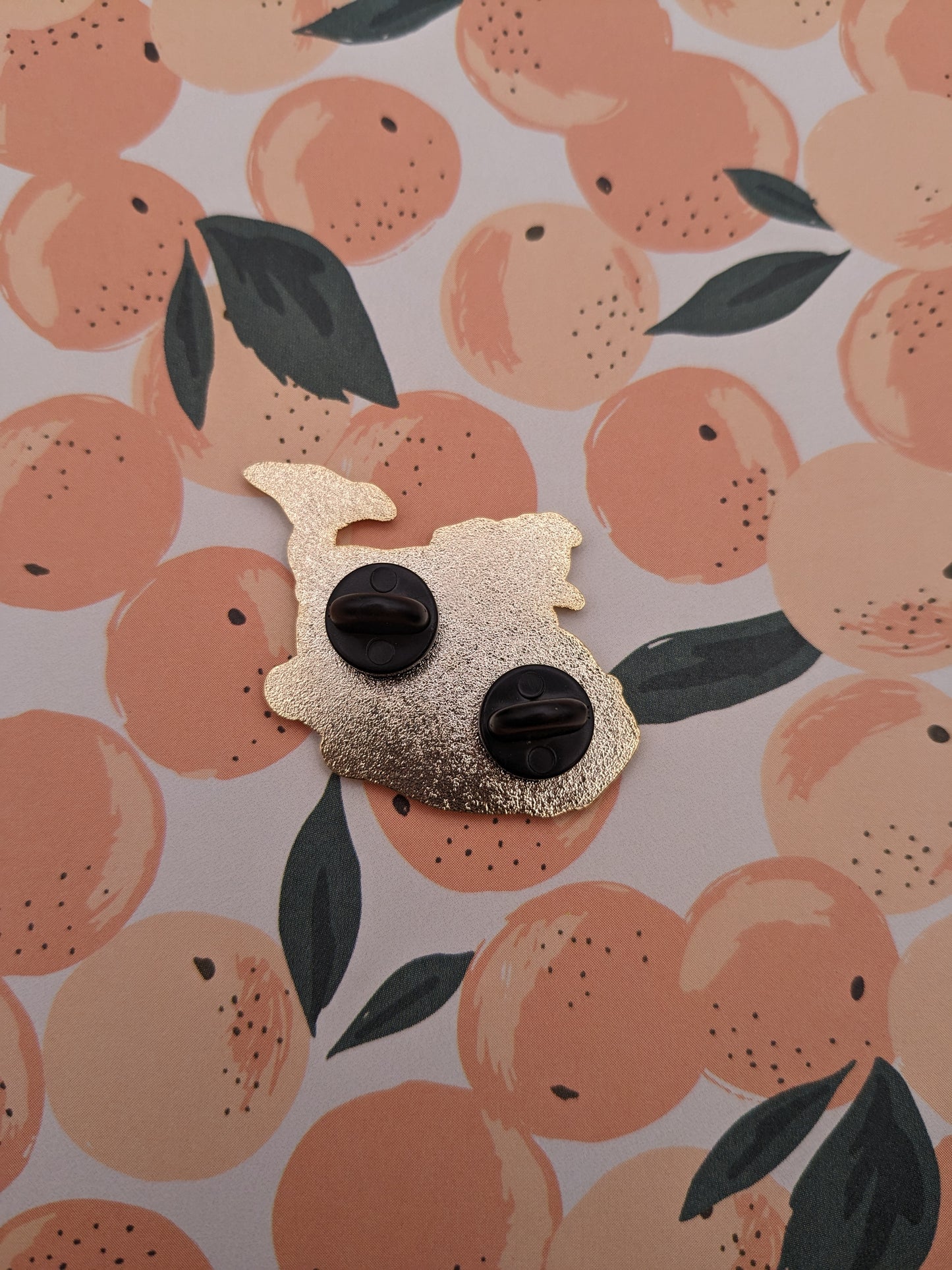 Mushroom Dogskull Enamel Pin