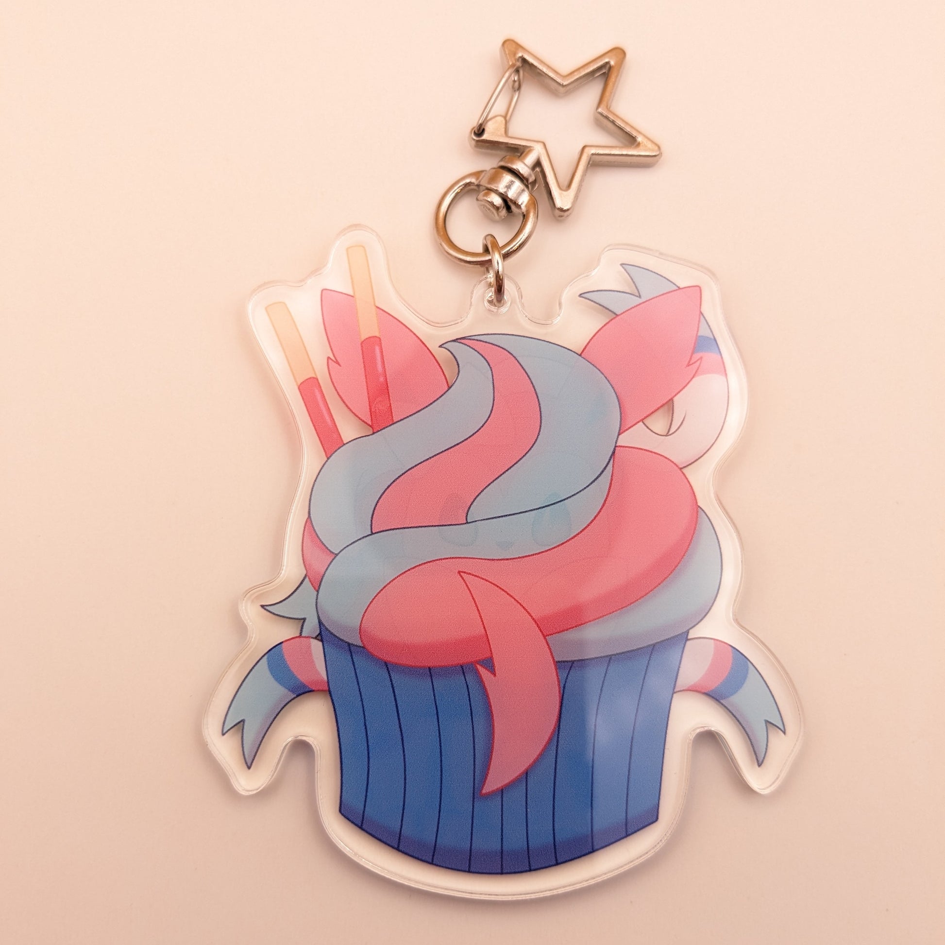 Dessert Eeveelutions!  Acrylic Charms – PeachyMothShop