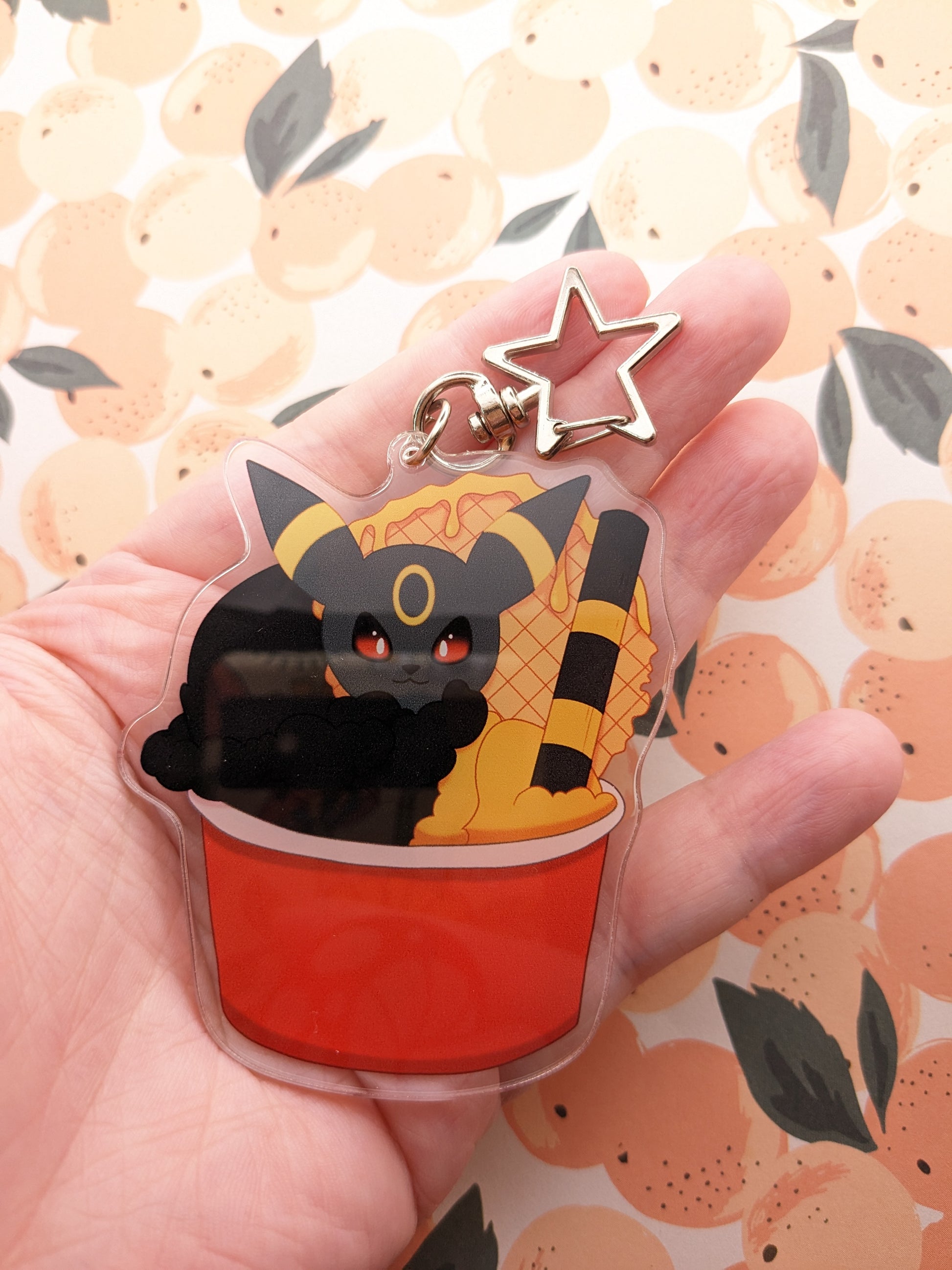 Dessert Eeveelutions!  Acrylic Charms – PeachyMothShop