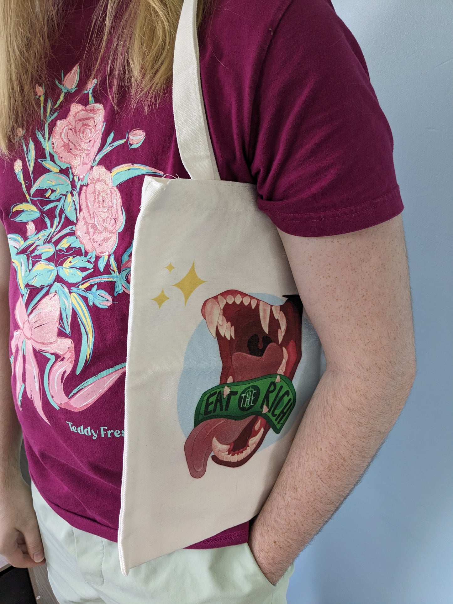 Eat The Rich! | Canvas Tote Bag (LAST CHANCE)