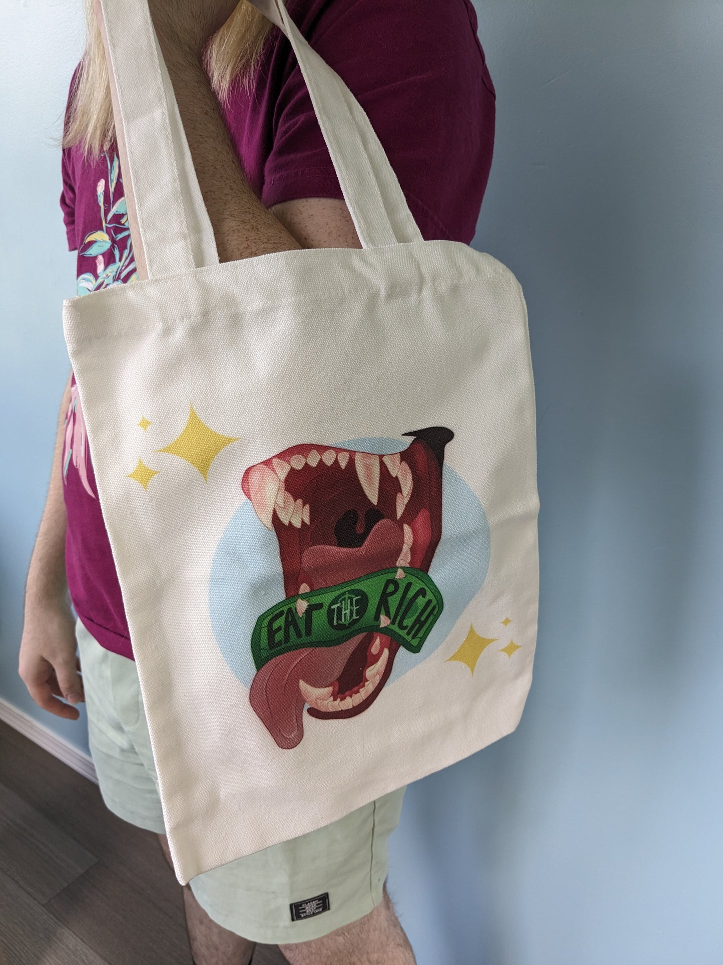 Eat The Rich! | Canvas Tote Bag (LAST CHANCE)