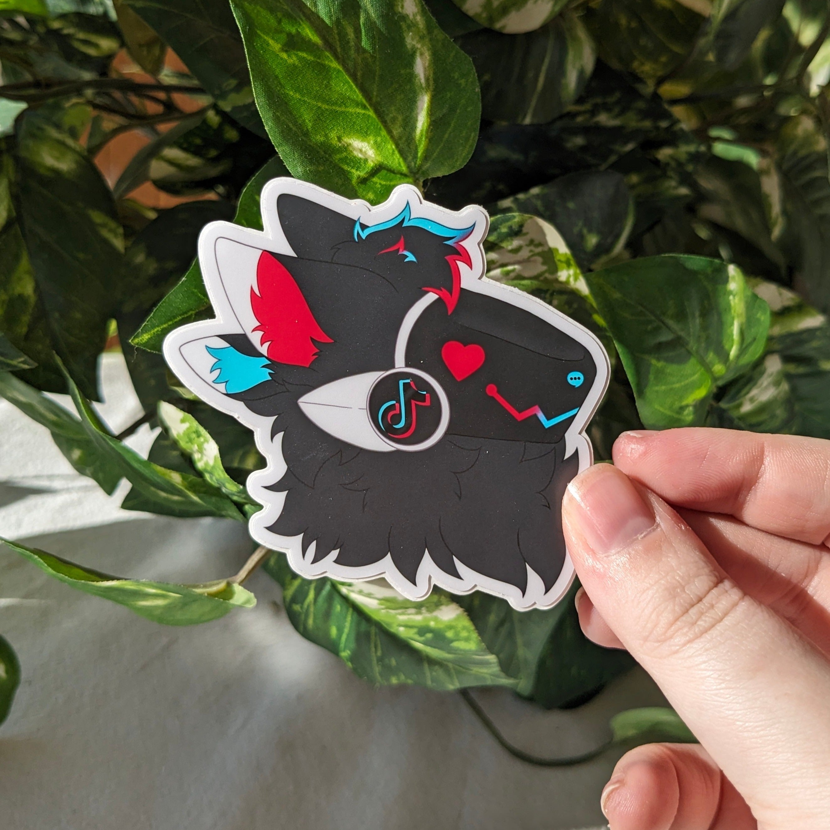 TikTok Protogen | Sticker – PeachyMothShop