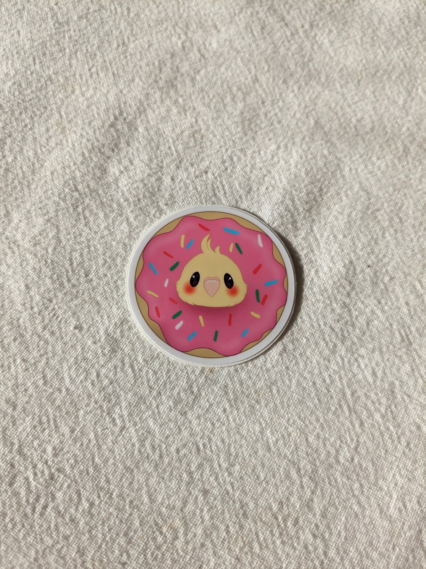 Donut the Cockatiel | Sticker