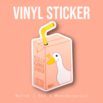 Silly Goose Juice | Sticker