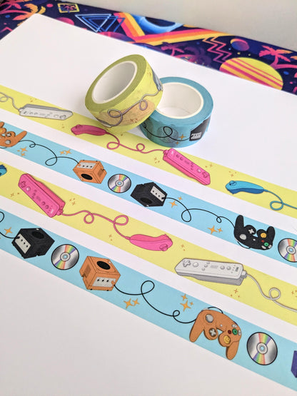 Gamecube Washi Tape | Nintendo Cute Decorative Nostalgic Washi Tape