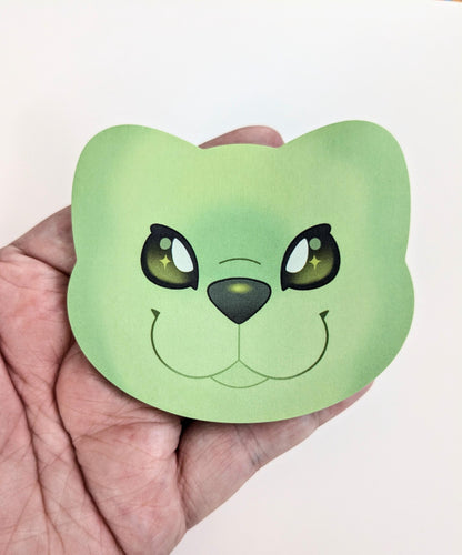 GnarpGnarp Alien Cat Sticky Notes | Cute Kawaii Stationary