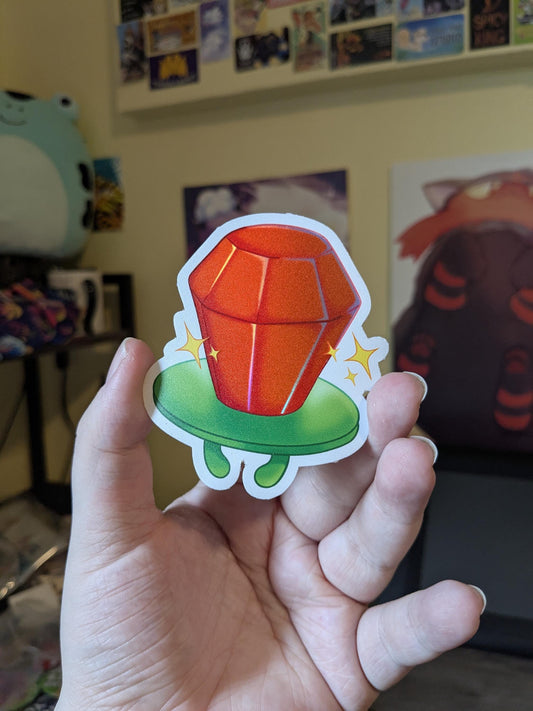 Ring Pop Nostalgic Holographic Vinyl Sticker | 3 Inch