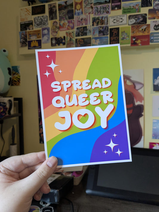 Spread Queer Joy 5x7 Art Print