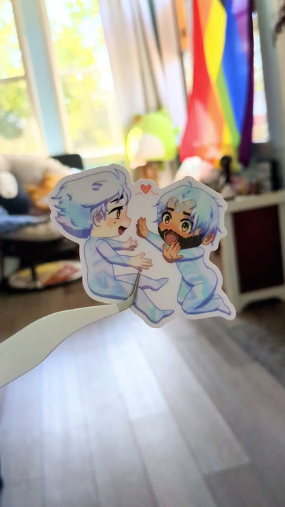 Jayvik Chibi Arcane 3 inch Vinyl Sticker