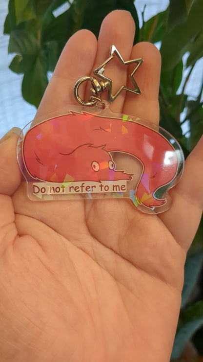 Chaotic Worm On A String Acrylic Charm