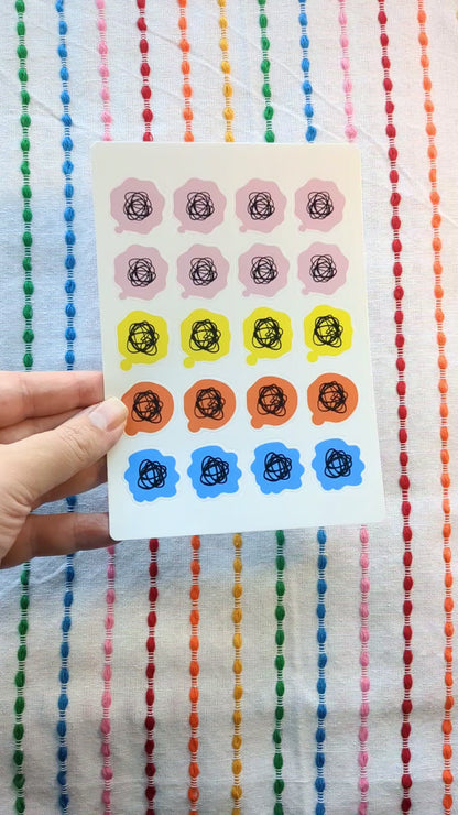 Tomo Life Thought Bubble Sticker Sheet