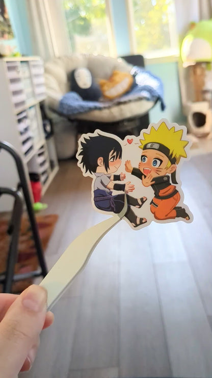 NaruSasu Chibi Naruto 3 inch Vinyl Sticker