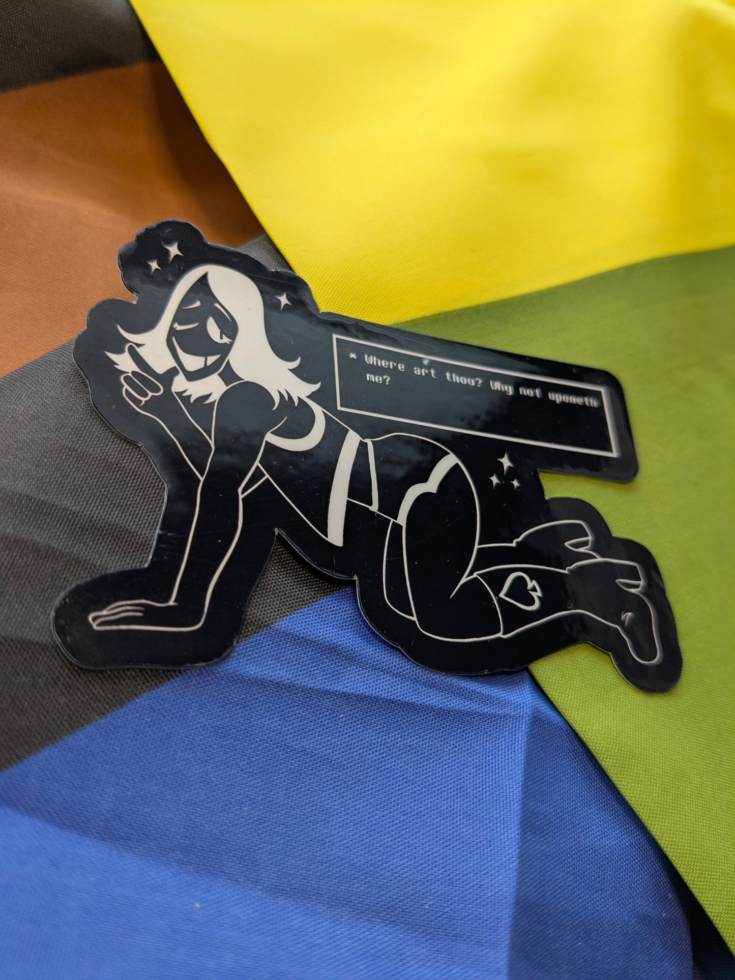 Rouxls Kaard Sabrina Carpenter Deltarune Vinyl Sticker