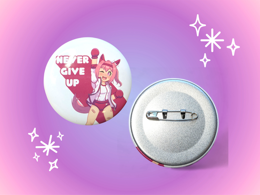 Uma Musume Haru Urara 2.2 Inch Pinback Button