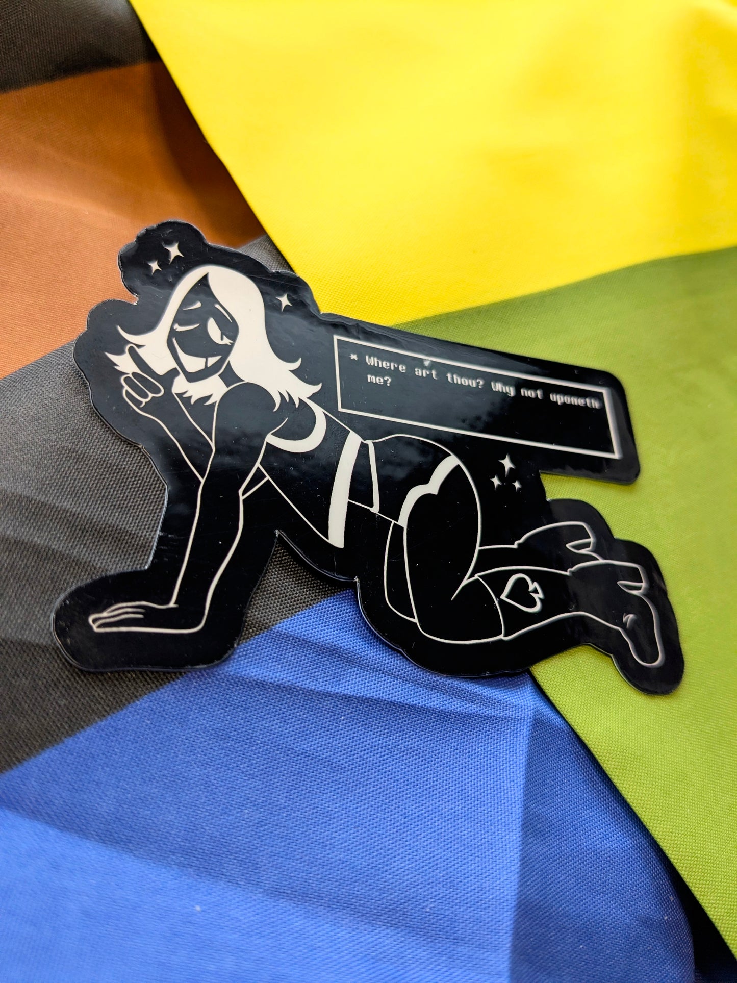 Rouxls Kaard Sabrina Carpenter Deltarune Vinyl Sticker
