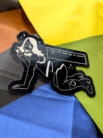 Rouxls Kaard Sabrina Carpenter Deltarune Vinyl Sticker