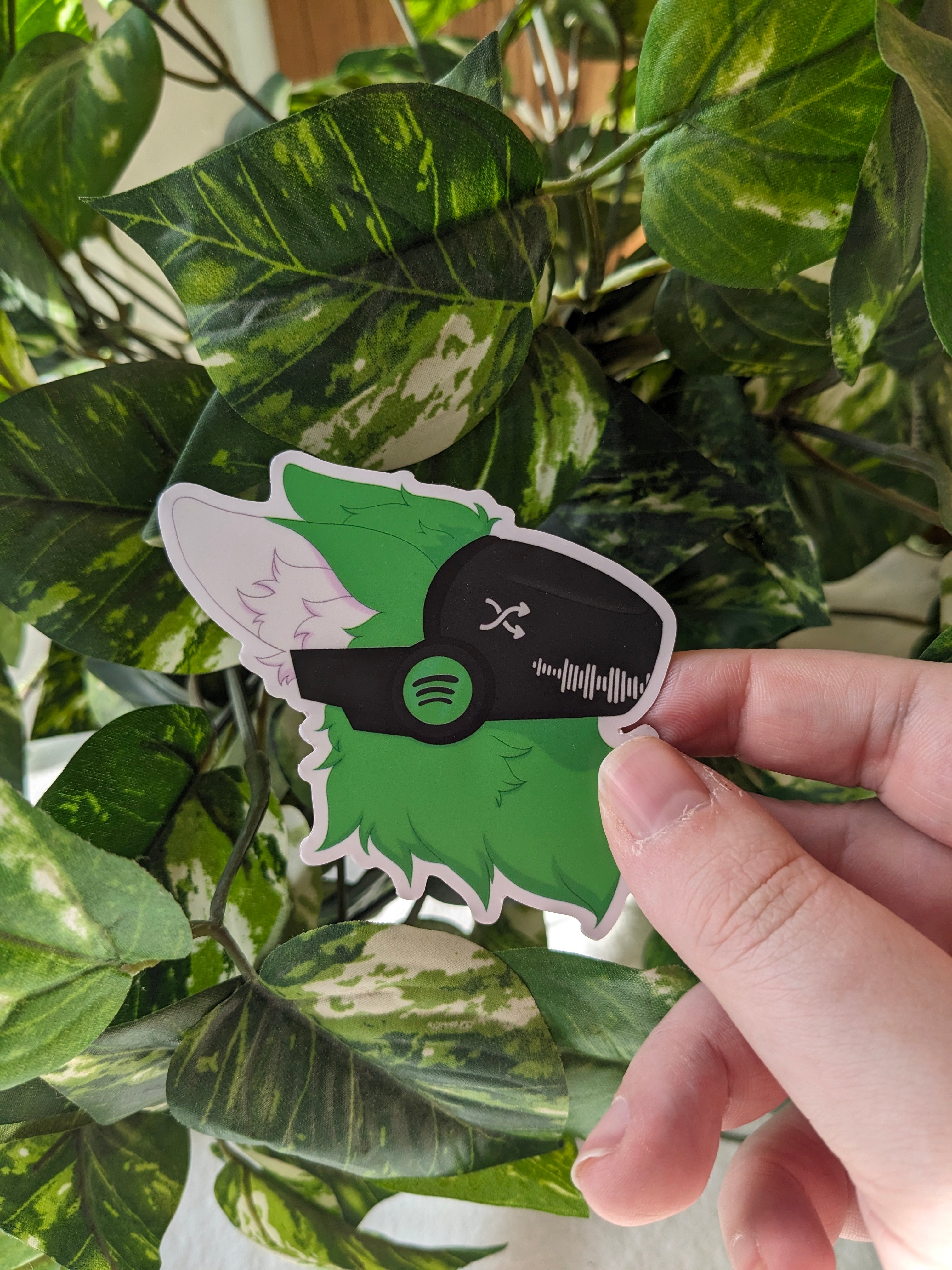 Music App Protogen Sticker | 3 Inch – PeachyMothShop