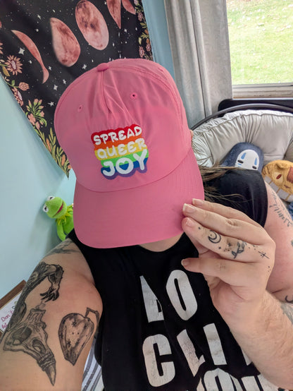 Spread Queer Joy Embroidered Hat