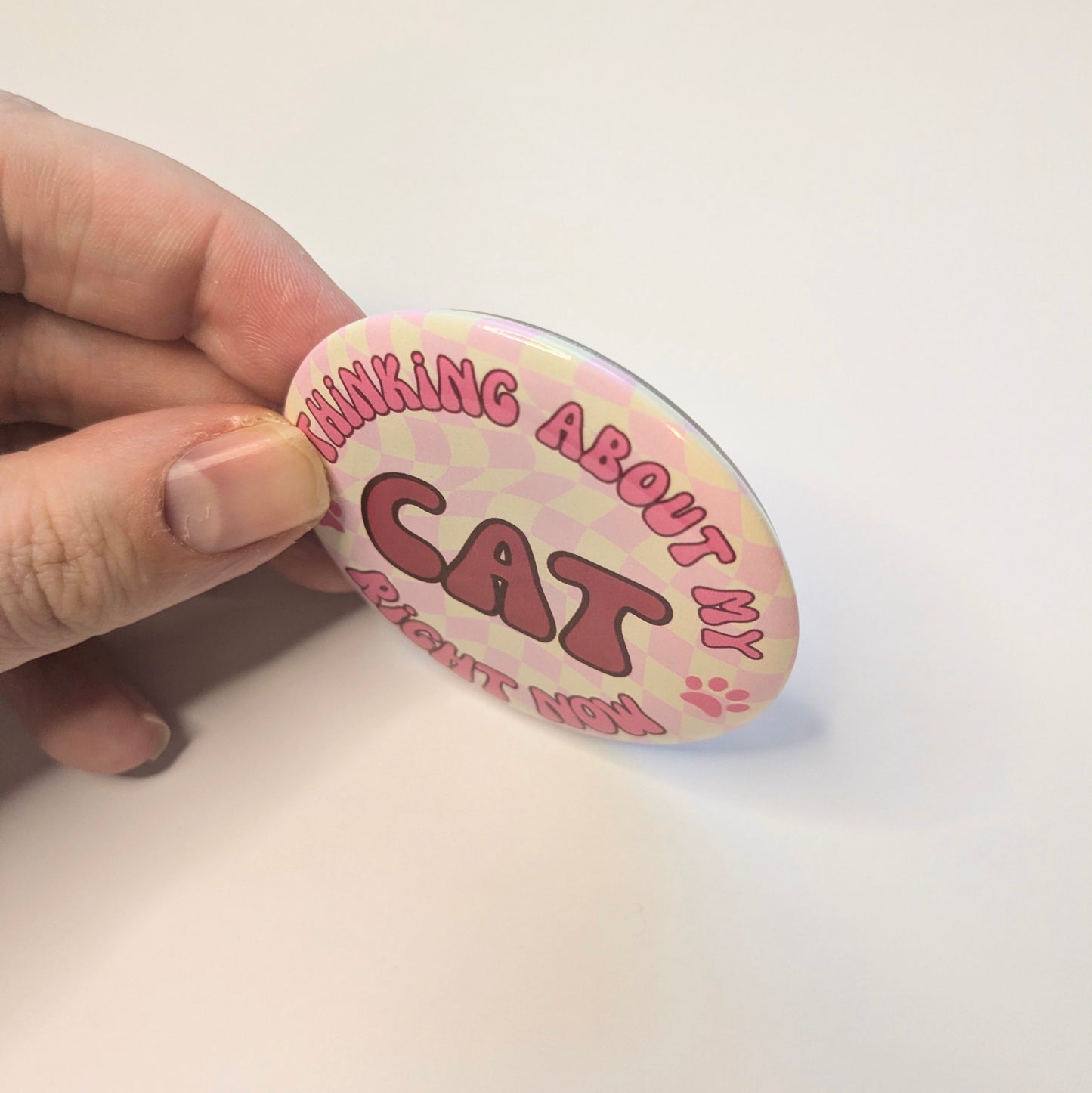 Cat Lover 2.2 Inch Pinback Button