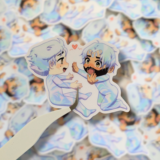 Jayvik Chibi Arcane 3 inch Vinyl Sticker
