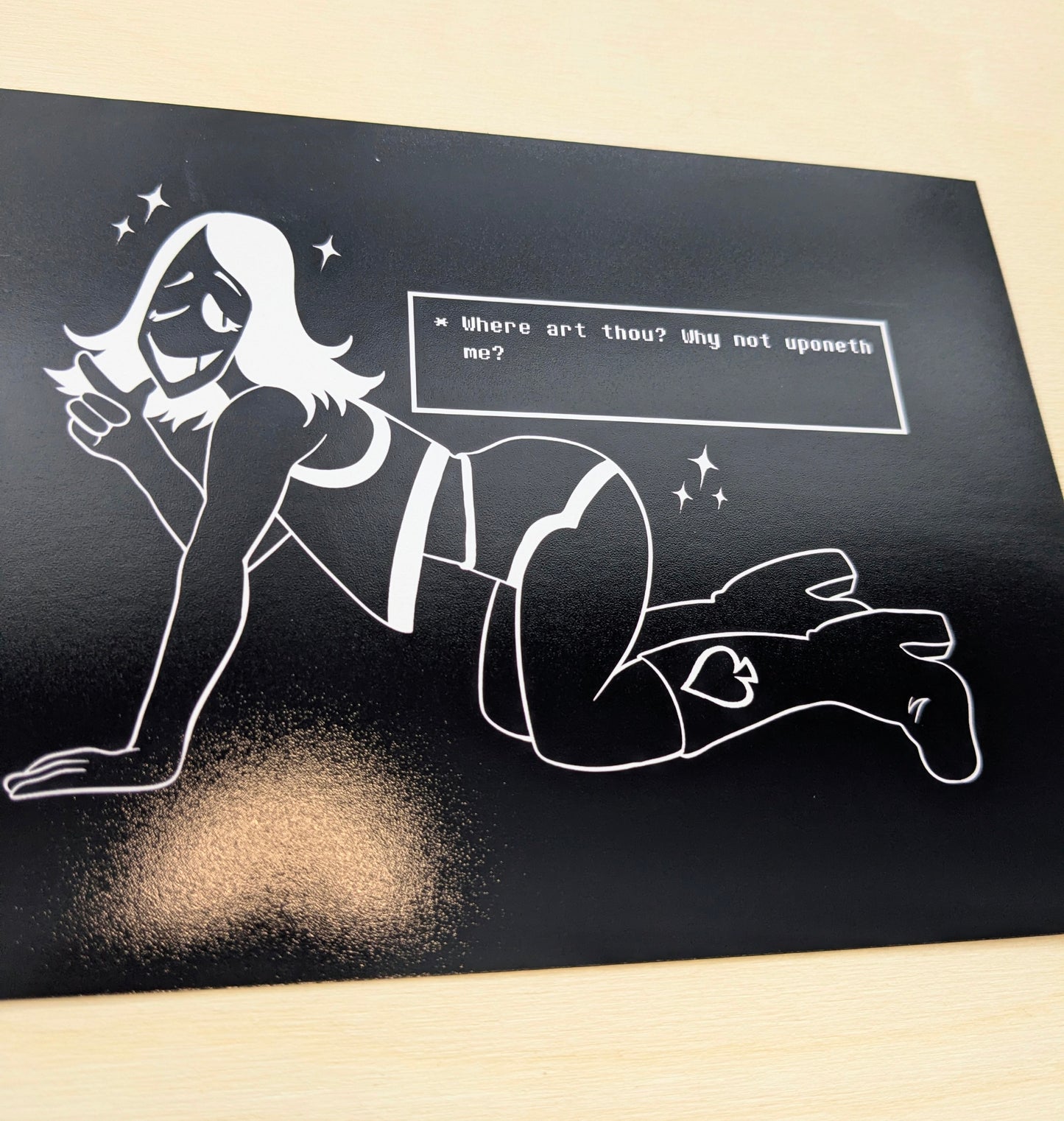 Rouxls Kaard Sabrina Carpenter Deltarune 5x7 Art Print