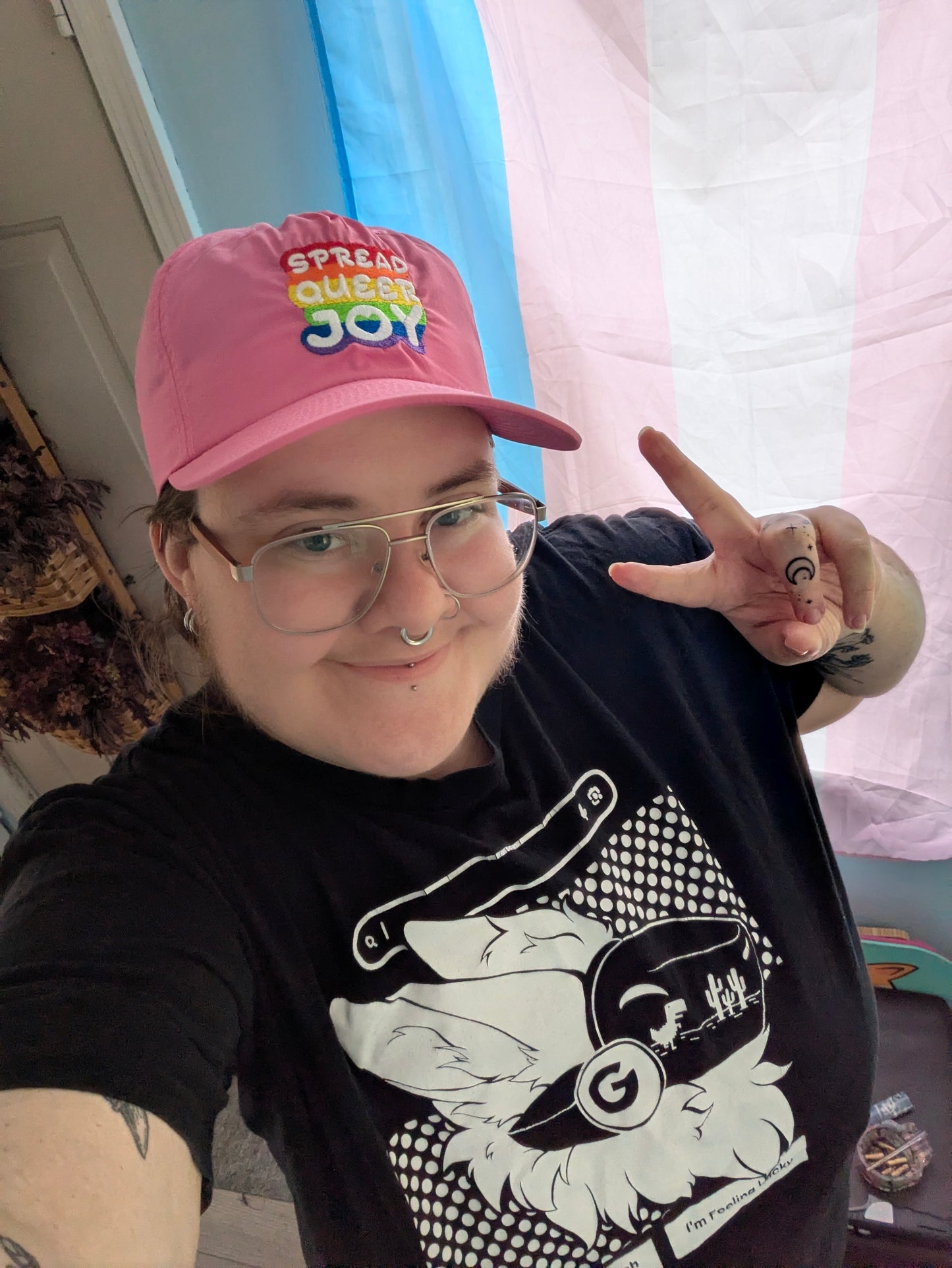 Spread Queer Joy Embroidered Hat